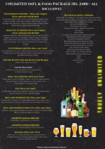 Craft beer and gourmet food menu at Hashtag 88 – ideal for corporate parties in Marathahalli, Bangalore