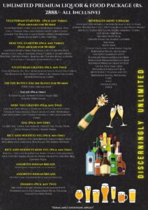 Craft beer and gourmet food menu at Hashtag 88 – ideal for corporate parties in Marathahalli, Bangalore